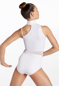 BALERA Asymmetric Mock Neck Leotard
