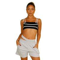 Cosi G Paris Cav PB Crop Top Black