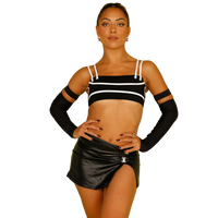 Cosi G Paris Cav PB Crop Top Black