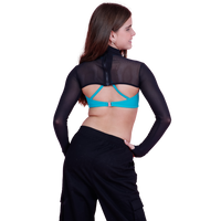 Cosi G Repeat Shrug Mesh Black