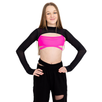 Cosi G Repeat Shrug Mesh Black