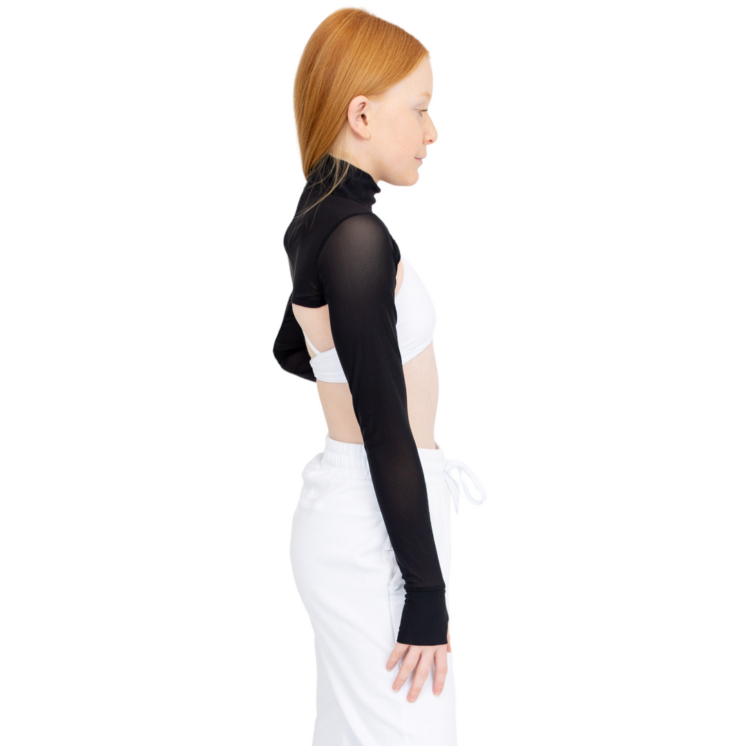 Cosi G Repeat Shrug Mesh Black