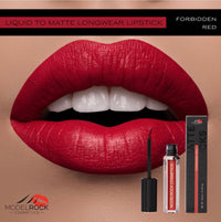 MODELROCK Liquid to Matte Longwear Lipstick - FORBIDDEN RED