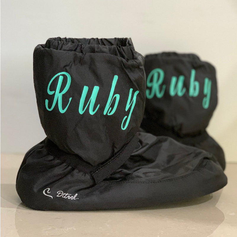 PLD_Warm Up Booties Personalised