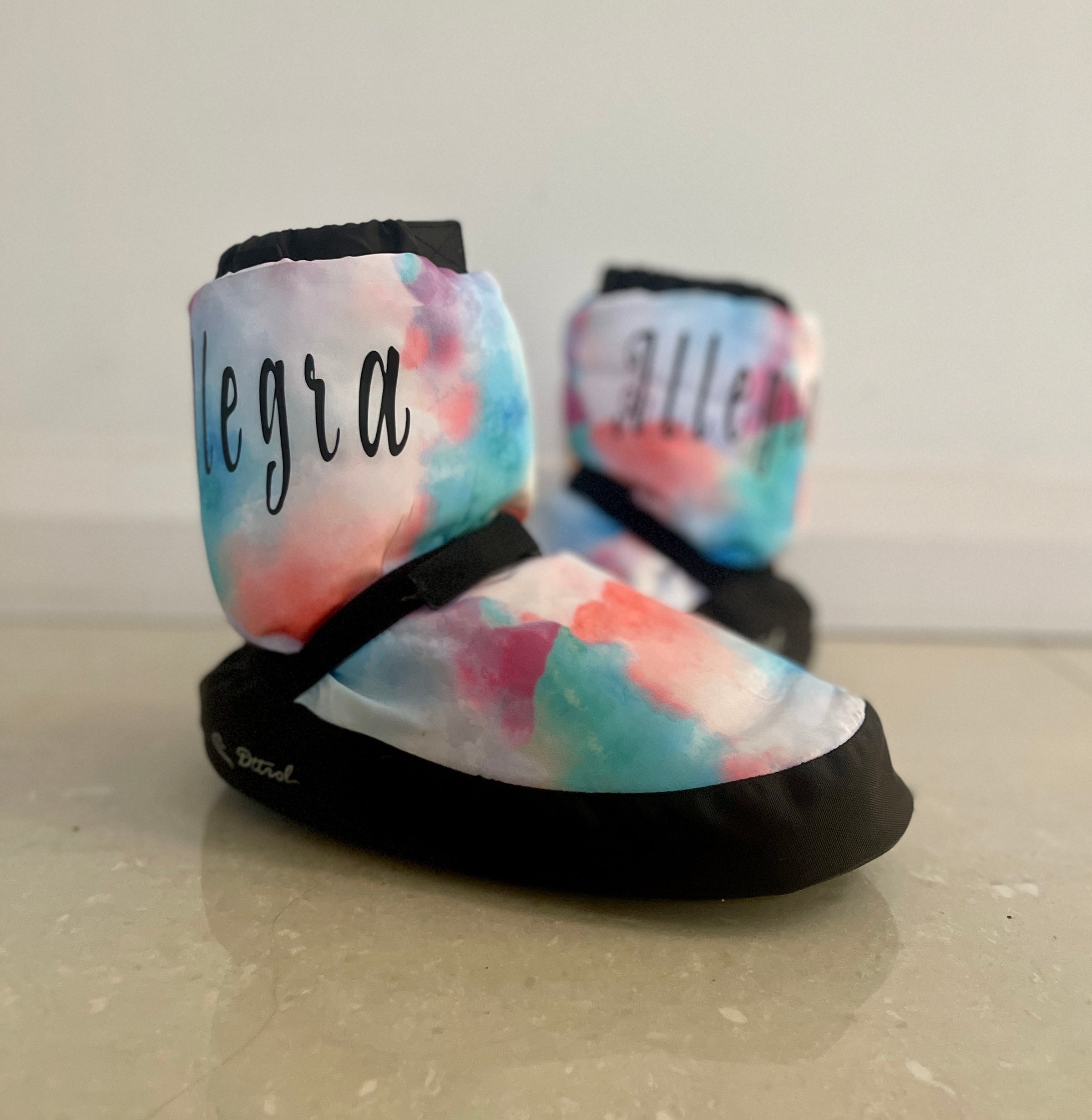 PLD_Warm Up Booties Personalised