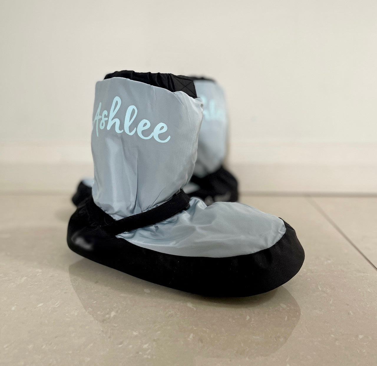 PLD_Warm Up Booties Personalised