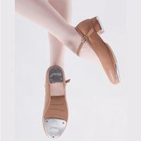PLD_ Leather Buckle Tap Shoes Tan