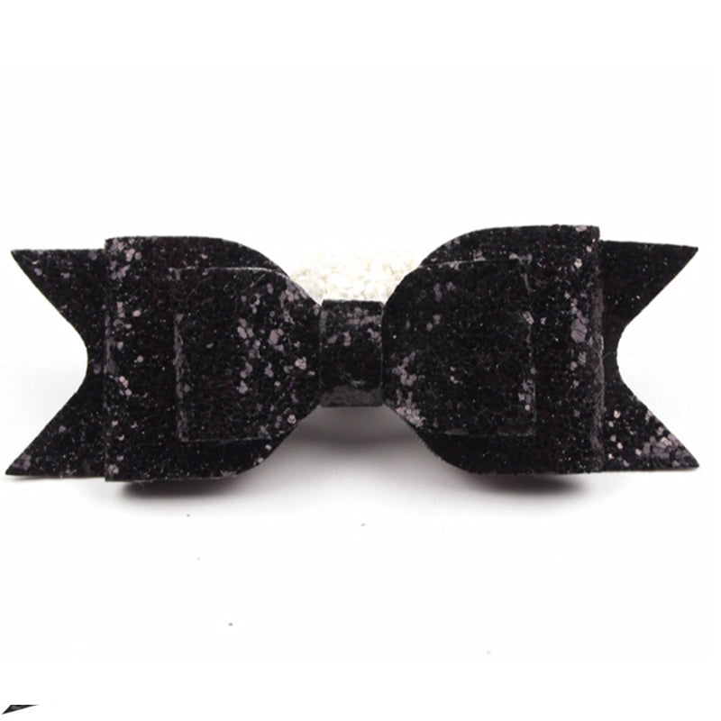 Glitter Knot Hair Bow