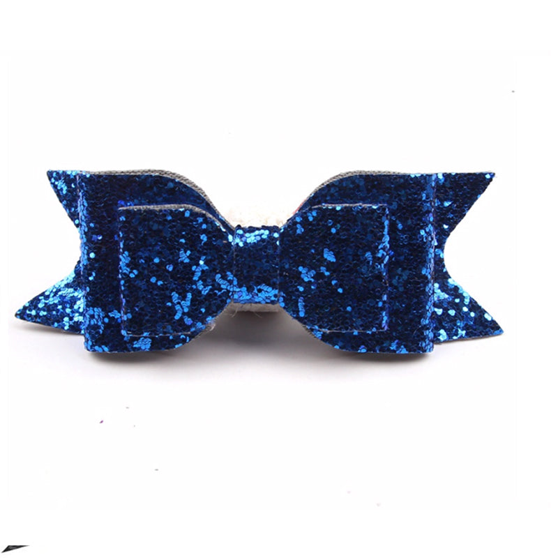 Glitter Knot Hair Bow