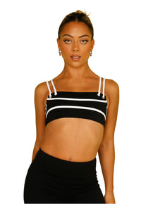 Cosi G Paris Cav PB Crop Top Black
