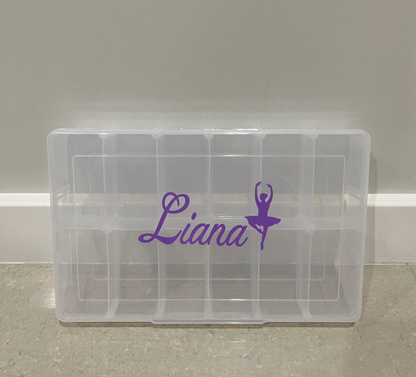 Personalised Hair Accessory Box Full Pretty Little Dancer