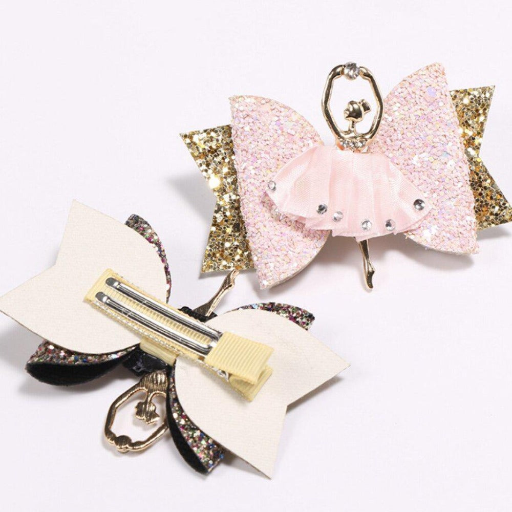 Pretty Little Dancer_Ballerina Bow Hair Clip