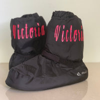 PLD_Warm Up Booties Personalised
