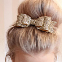 Pretty Little Dancer_Glitter Knot Bow