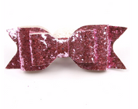 Pretty Little Dancer_Glitter Knot Bow_Pink