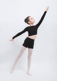 Pretty Little Dancer_ Bamboo Fibre Top_Child_Black