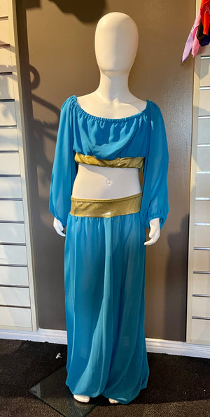 “ARABIAN PRINCESS” Flashdance Dancewear Costume Size 14 (Second Hand)