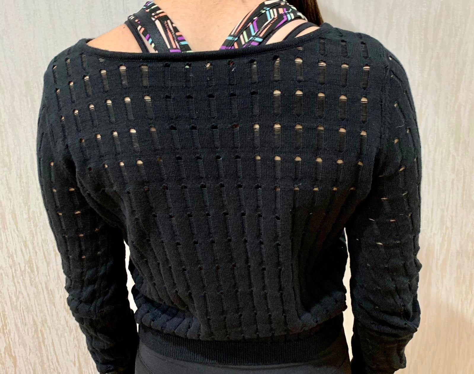 Pretty Little Dancer_ Textured Knit_Black