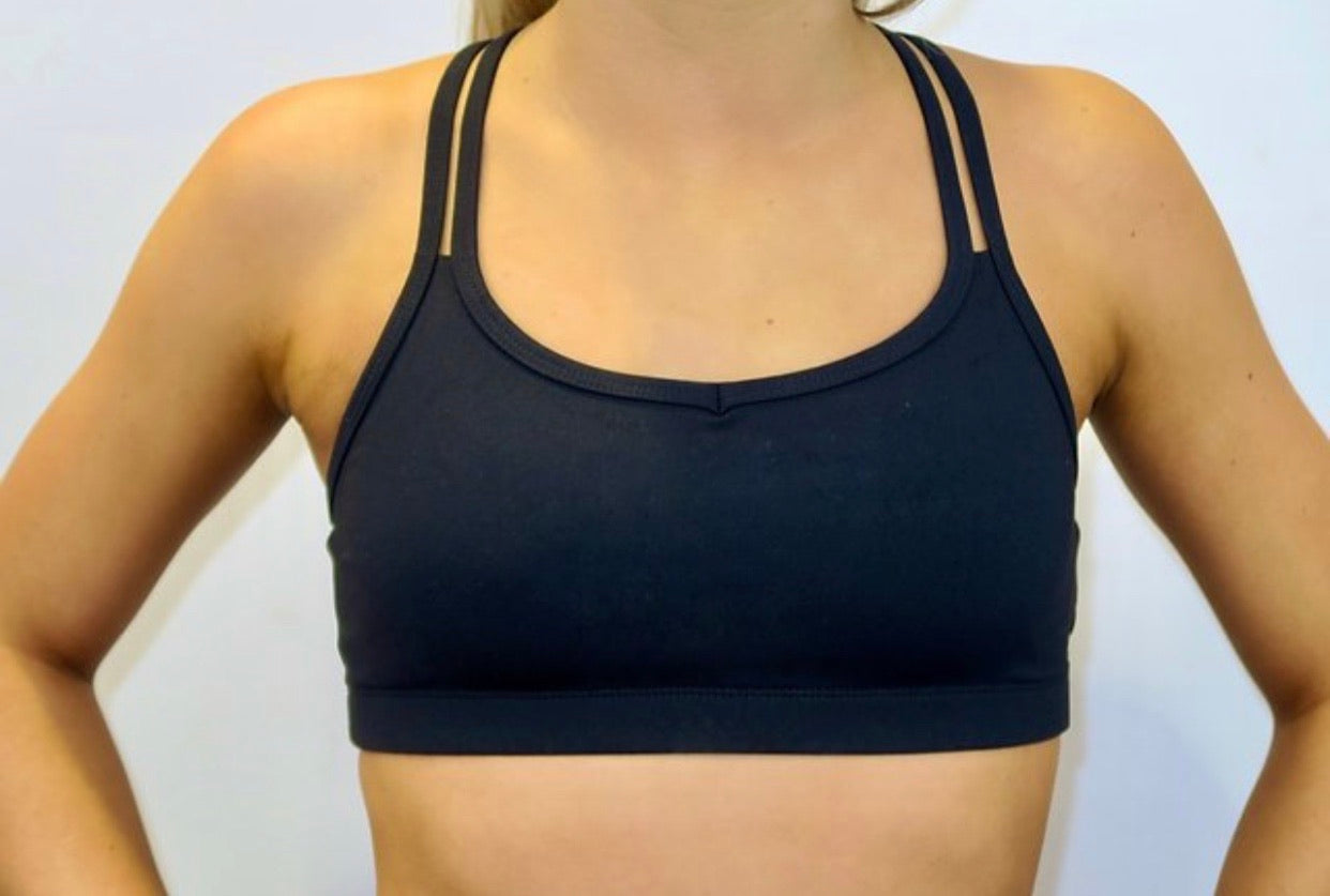 Pretty Little Dancer_ Crop Top_Black