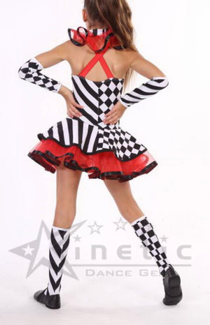 “FUNHOUSE” Jazz Costume Size 10 Child (Second Hand)