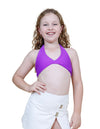 Cosi G Kyra D Twist Crop Top Purple