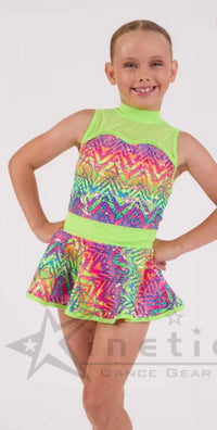 “GET THE PARTY STARTED” Costume Size 6 Kinetic Creations (Second Hand)