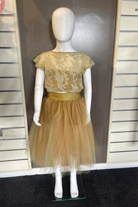 “GOLDEN" Ballet Lyrical Costume Size 12 (Second Hand)