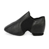 Leather Split Sole Jazz Shoes Black