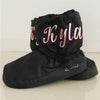 Warm Up Booties personalised with name