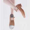 Leather Buckle Tap Shoes Tan