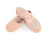 Leather Mesh Split Sole Ballet Shoes