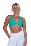 Cosi G Kyra D Twist Crop Top Jade