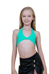 Cosi G Kyra D Twist Crop Top Jade