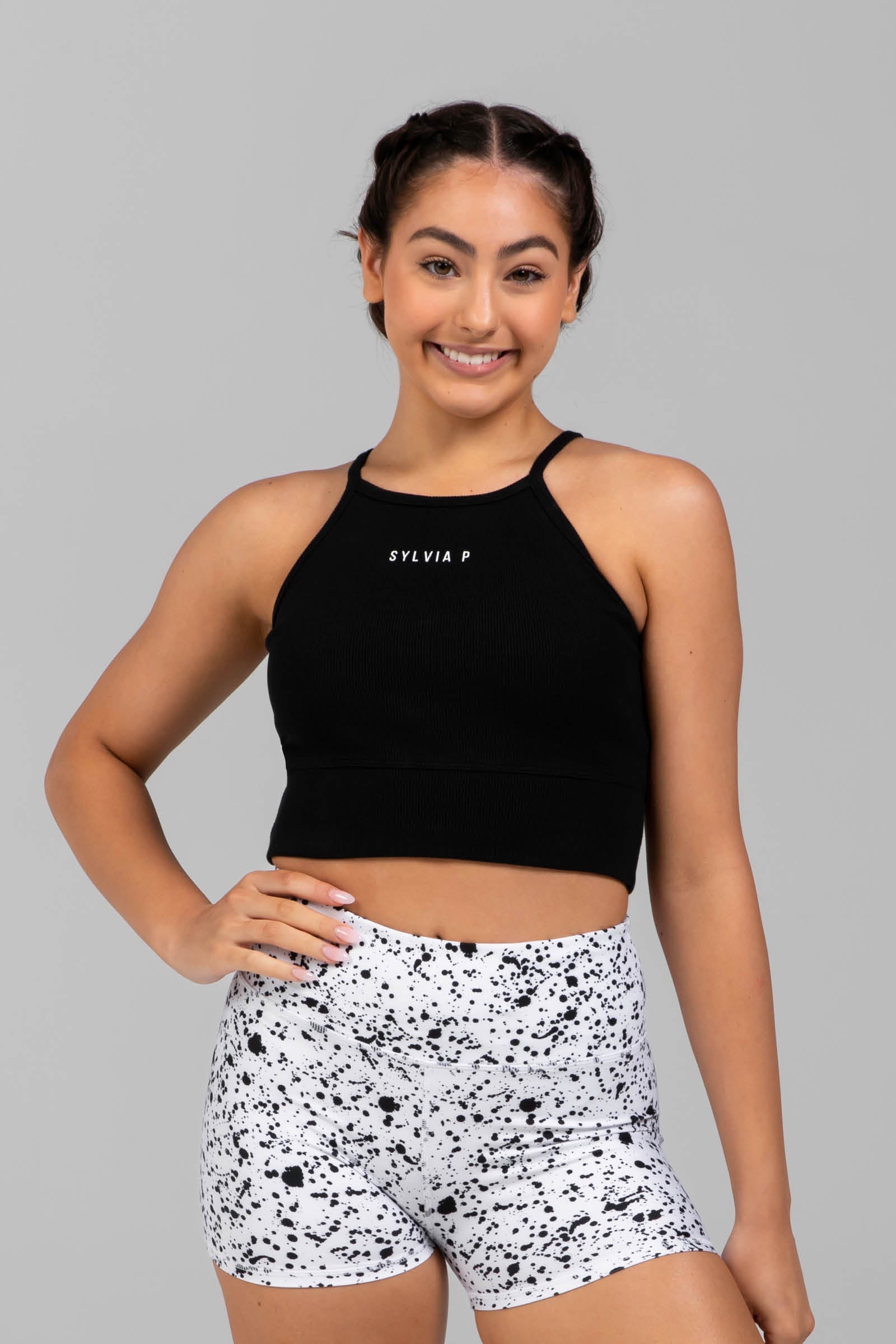 Sylvia P Free Form Cropped Singlet