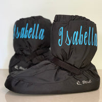 Pretty Little Dancer_ Booties_ Black_Personalised