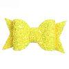 Pretty Little Dancer_Glitter Hair Bow_Yellow