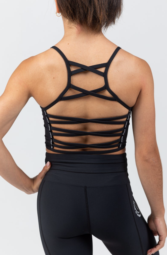 Pretty Little Dancer_ Sylvia P_ Zone Cropped Singlet_Black