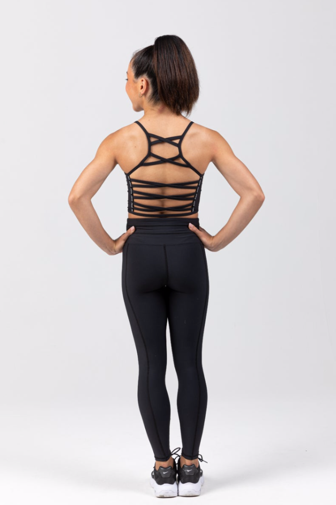 Pretty Little Dancer_ Sylvia P_ Zone Cropped Singlet_Black