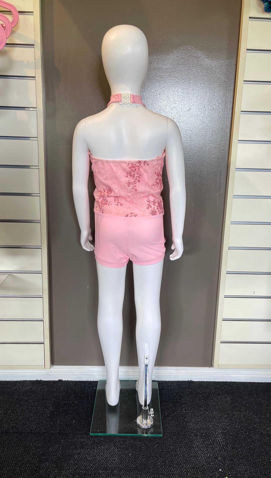 “PINK LACE” Jazz Costume Size IC (Second Hand)