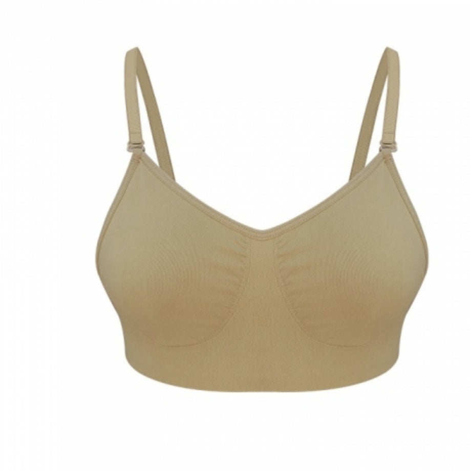Convertible Dance Bra with Clear Straps and Clear Backstrap